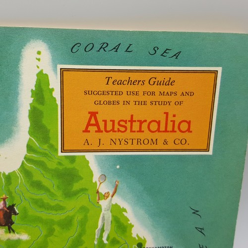 Australia Nystrom Map Globe Homeschool Geography Lot 2 Teachers guide Lessons - Imagen 7 de 10
