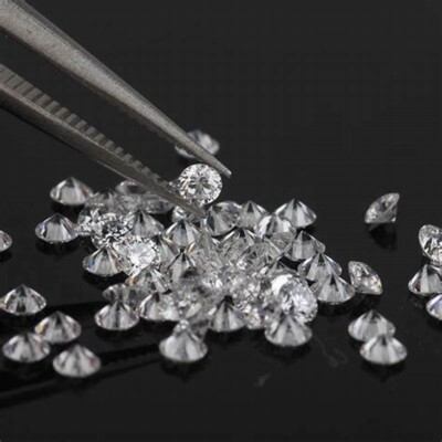 39 Pcs Loose CVD Diamond 1.90 MM Round - D to F - Color IF Clarity  Certified
