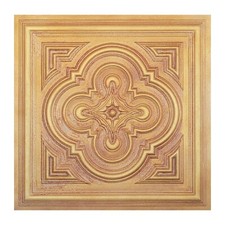 Glue up ceiling tiles Interior roof panels 2'X2' PL36 vintage brown gold 10pcs