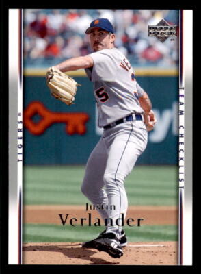 2007 Upper Deck  #694 Justin Verlander Detroit Tigers