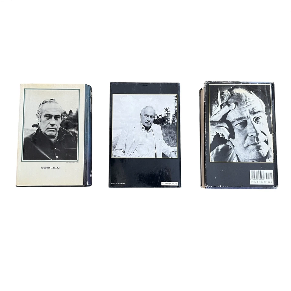 The Bourne Trilogy by Robert Ludlum Lot 3 Identity Supremacy Ultimatum HC DJ Set - Image 2 of 4