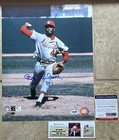 Bob Gibson signed 11x14 photo autograph auto PSA/DNA COA w/ ticket & top loader