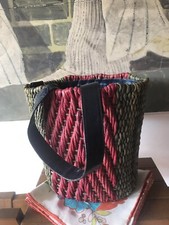 borsa  in paglia anni 70 vintage