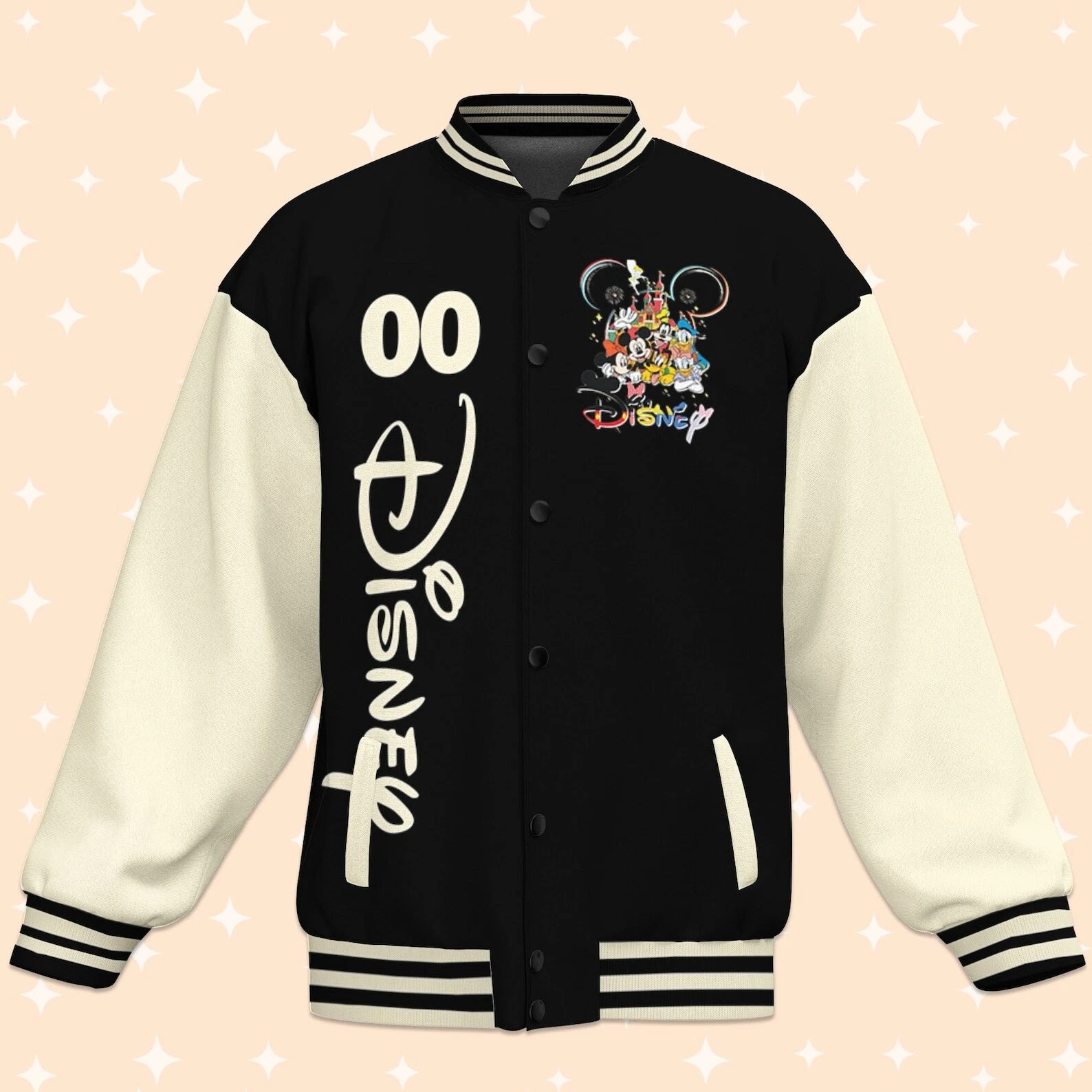 Custom Disney Trip Vacation Baseball Jacket, Adult Varsity Jacket, Personalized