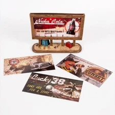 Fallout Desktop Switchable Billboard Sign Figure Statue Nuka Cola Bottle