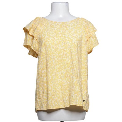 Dranella, Top, Größe: L, Gelb/Weiß, Viskose, Blumen, Damen #HnH