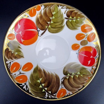 Lomonosov Porzellan Schale Serie Generous Autumn USSR Dish Bowl 20,8cm