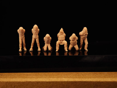 3D Printing 1/72 Modern prisoner 6  Person Unpainted