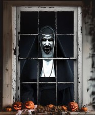 Halloween Horror Window and Door Cover, Scary Decoration for Home Party