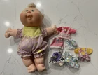2004 Cabbage Patch Baby Doll + 5 Outfits For The Mini Cabbage Patch Kids