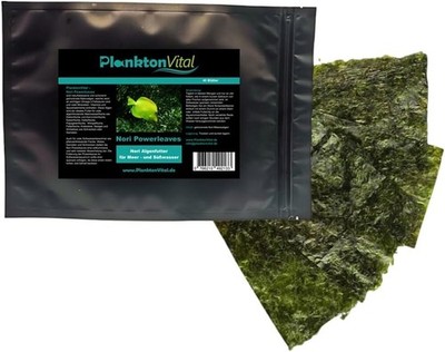 Nori Powerleave Nori-Algenblätter Seaweed Meerwassser Algenfutter Fischfutter 