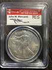 2012-(S) American Silver Eagle Toned - PCGS MS70 FS Mercanti Signed Red