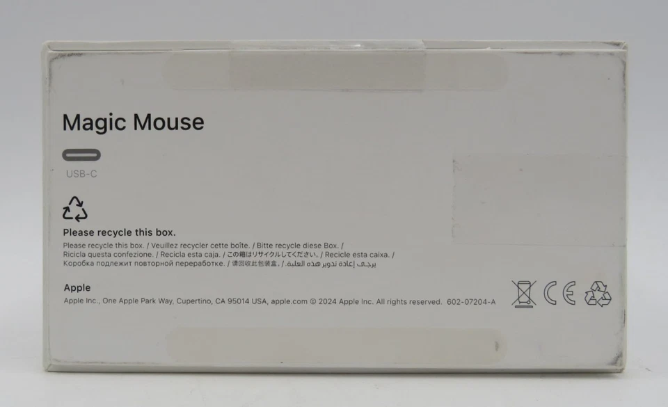 Apple Magic Mouse White MXK53AM/A (A3204) Wireless - Image 2 of 3