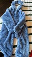 Magnetic Me Snowsuit Blue with matching hat 6-9 Months EUC