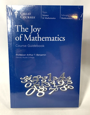 Great Courses: Joy of Mathematics 4 DVD & Guidebook-BRAND NEW-SEALED