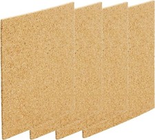 4pcs Cork Sheets 4"x 4" for DIY Coasters, Cork Board Squares Tiles Mat