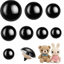 80pcs Large Safety Eyes for Amigurumi Eye for Stuffed Animals Craft Crochet Doll