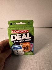 Monopoly Deal Card Game, Quick-Playing Family Card Game for 2-5 Players, Ages 8+