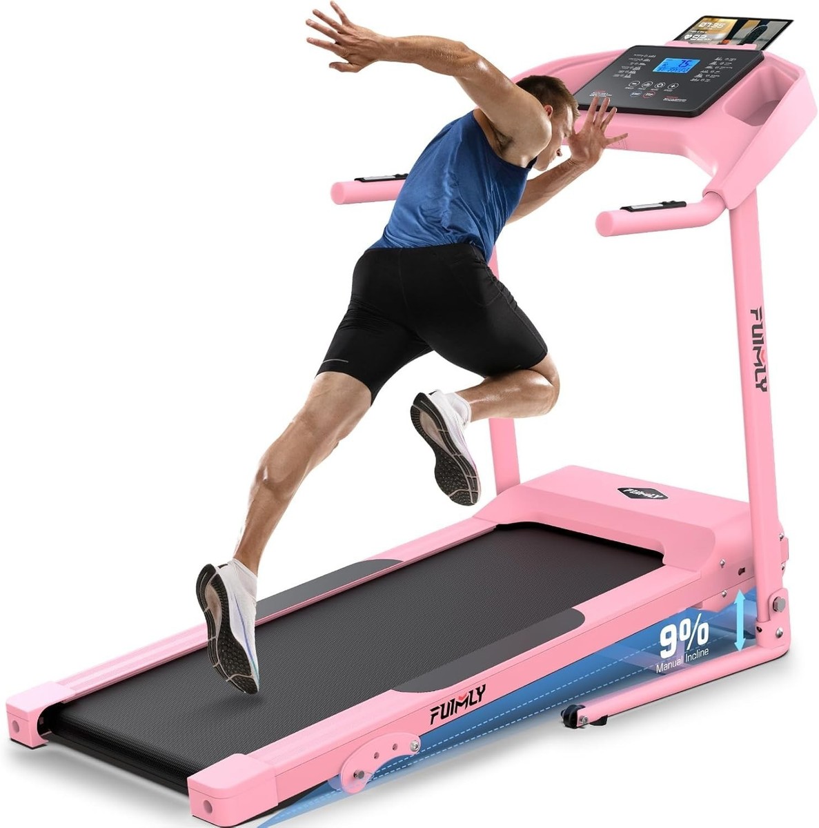 Heavy Duty Folding Treadmill for Home,400lb Capacity Walking