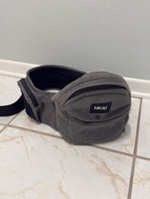 HKAI Baby Hip Seat Carrier Waist Stool Ergonomic Toddler Infant Carrier Gray EUC