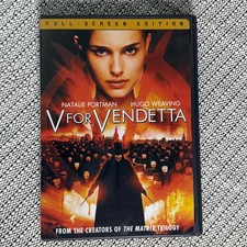 V for Vendetta DVD 2006 Full-Screen Edition Natalie Portman Hugo Weaving