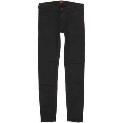 Lee Malone  Damen Schwarz Skinny Slim Stretch Jeans W31 L33 (106424)
