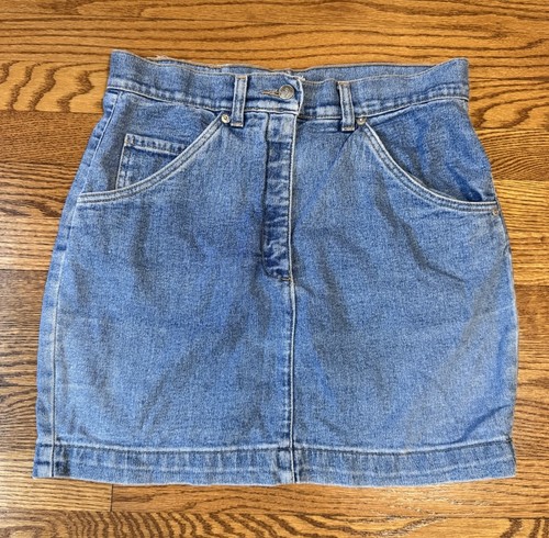 Byblos, Vintage 80s/90s Byblos Made in Italy Denim Mini Skirt - Size IT 42 (US 4/6)