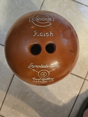 Vintage Ebonite Earl Anthony Mag 6 Bowling Ball 16 LBS
