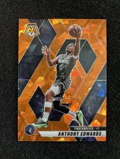 2024-25 Panini Mosaic Anthony Edwards Orange Ice Prizm Timberwolves SP /49