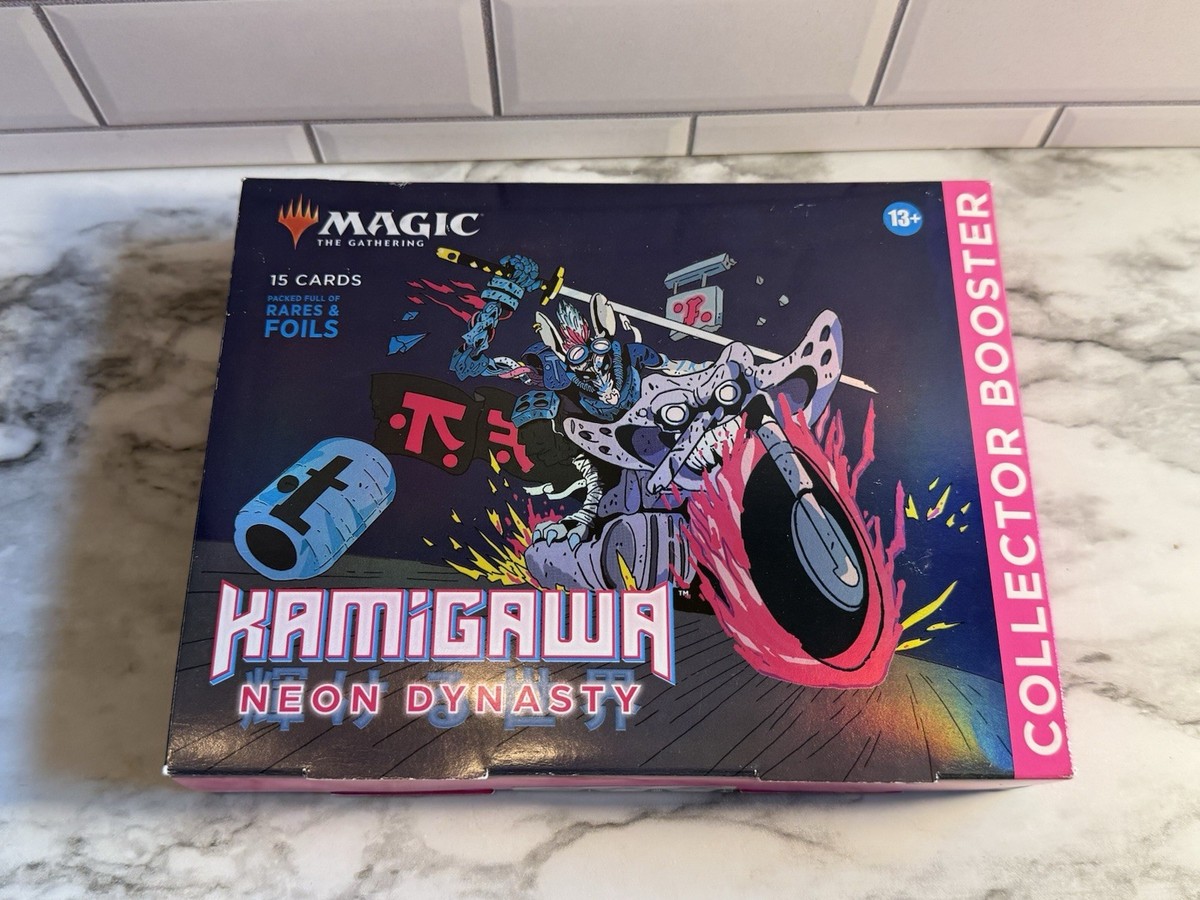 Magic the Gathering Kamigawa: Neon Dynasty Collector Booster Omega Pack Lot  Of 5
