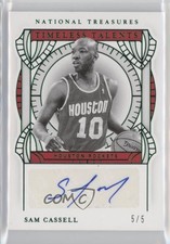 2020-21 Panini National Treasures Emerald 5/5 Sam Cassell #TT-SCS Auto 7y2