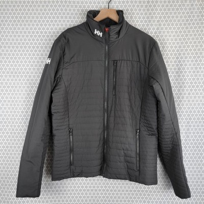 Helly Hansen Sailing Crew Insulator Jacket 2.0 Mens Size L Black *LOGO SEE PICS)