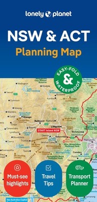 Lonely Planet New South Wales & ACT Planning Map, 