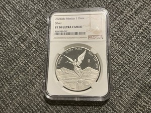 2024 Mo Mexico 1-oz Proof Silver Libertad Onza Coin 🔥NGC PF70 Ultra Cameo🔥
