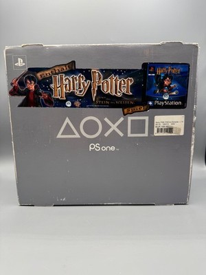  Sony PS1 Playstation 1 Slim Weiß SCPH-102 +Originalverpackung Harry Potter CIB