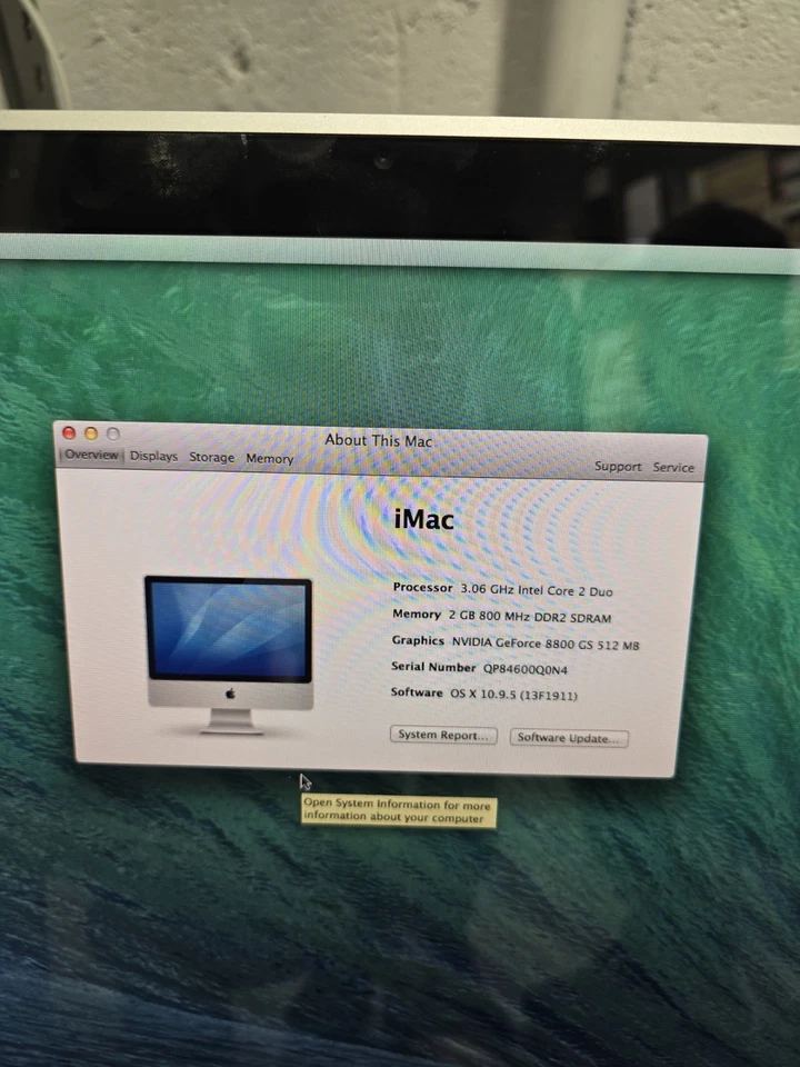 Apple iMac A1224 20" (500 GB SSD, Intel Core 2 Duo, 2.00 GHz, 2 GB)... - Image 3 of 4