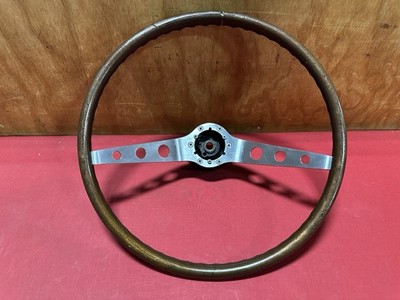1964-1966 CHEVROLET 2 SPOKE WOOD STEERING WHEEL GM 3845728