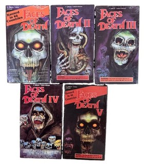 VTG The FACES OF HORROR 1 5 Gorgon Video VHS Super Rare!