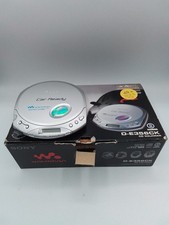Sony D-E356CK Walkman Discman Portable CD Player ESPMAX Car Ready Silver Vintage