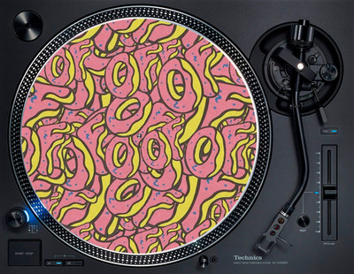 Odd Future Donuts Tyler The Creator 12'' Turntable Slipmat DJ Vinyl Schallplattenmatte
