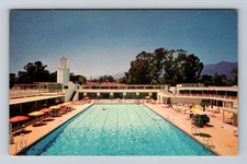 Santa Barbara CA-California, Santa Barbara Biltmore Pool, Vintage Postcard