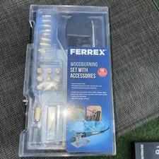 Ferrex Wood Burning Set with Accessories and Carry Case