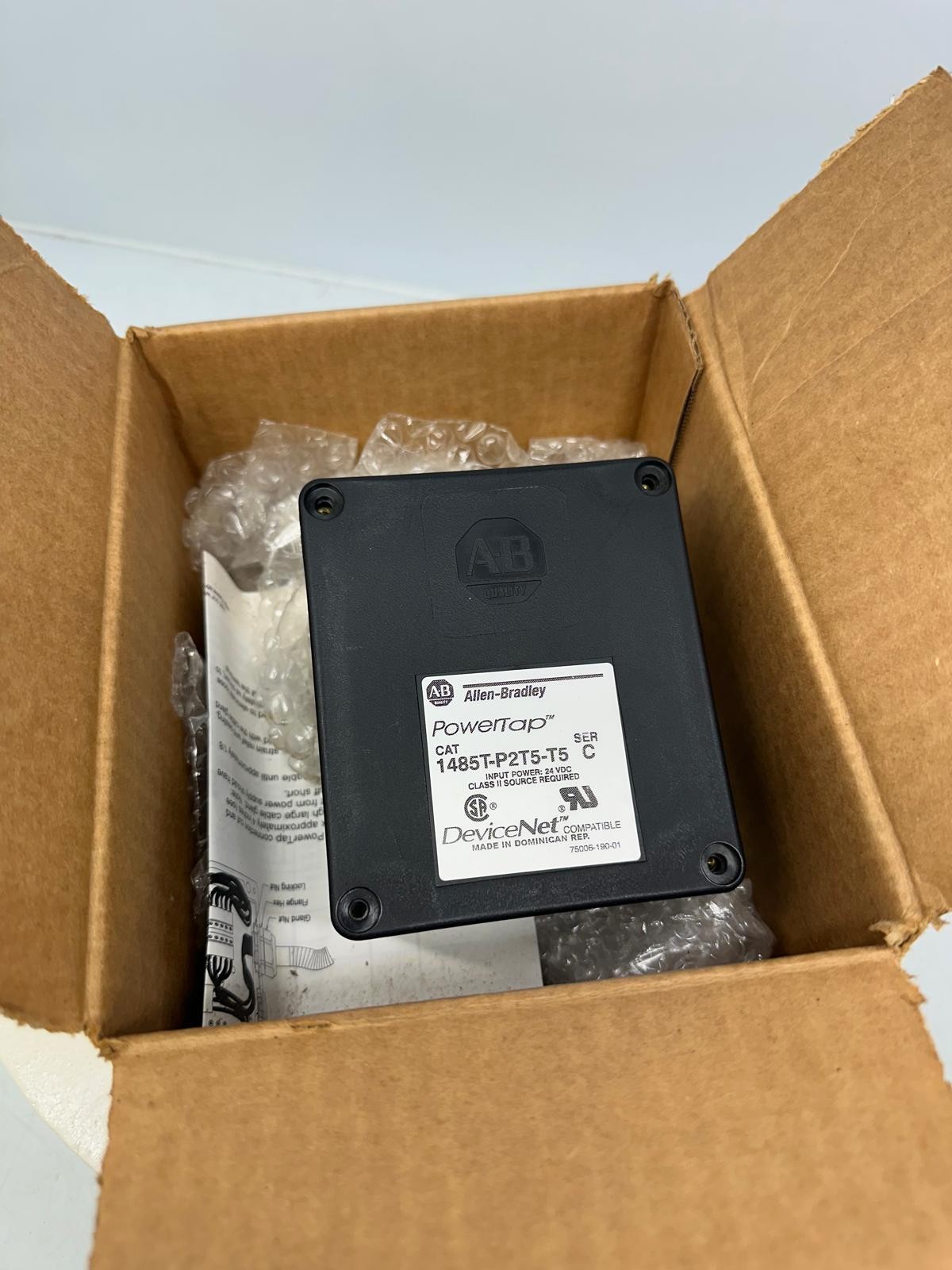 Rockwell Automation Allen Bradley 1485T-P2T5-T5 DeviceNet PowerTap Ser C