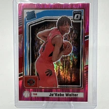 2024 Panini Donruss OpticRookies Ja'Kobe Walter #P-231 PINK FLASH SSP (RC)