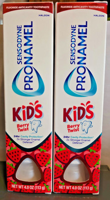 Sensodyne Pronamel Kids Toothpaste Berry Twist 4oz Lot of 2 Exp 7/2027 NIB