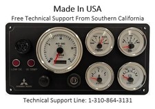 Mitsubishi Diesel Engine Marine Instrument Panel USA Made