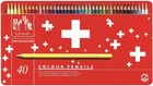 Caran d'Ache Swisscolor Colour Water Soluble Pencils With Metal Box