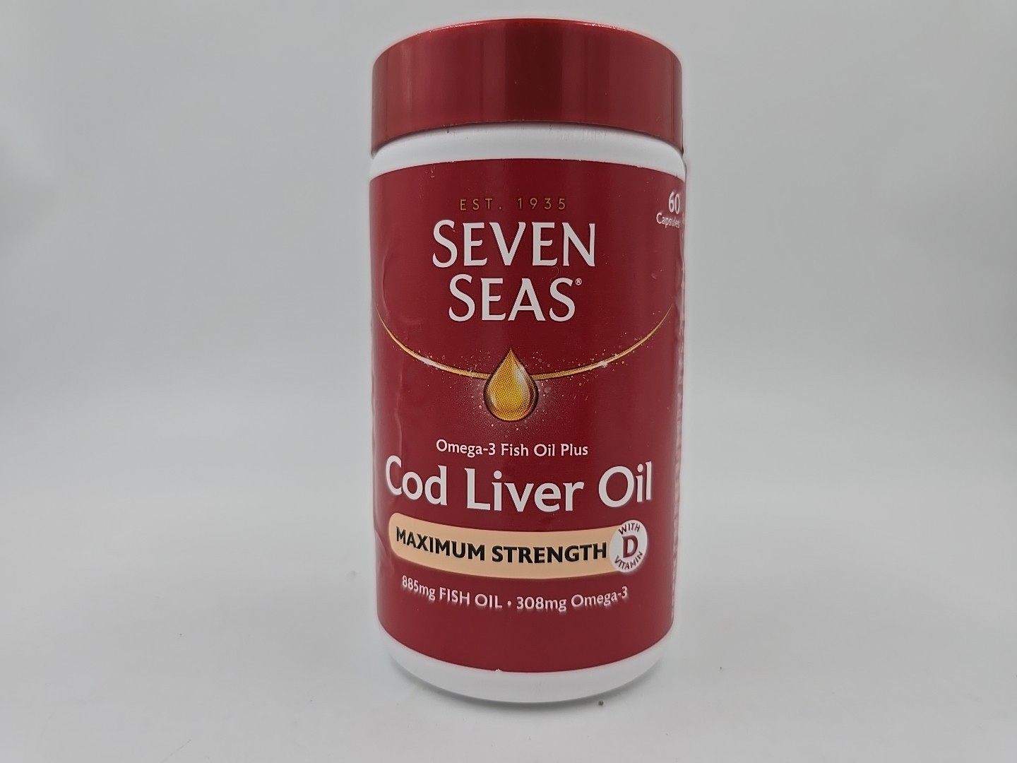 Seven Seas Max Strength 885mg Cod Liver & Fish Oil - 60 Capsules | Omega-3 - Image 9