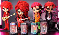 Q posket hide Miniature Collection Complete Set of 4 Gashapon Figure Japan