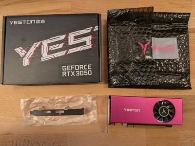 Yeston Nvidia RTX 3050 6GB LP Low Profile Single Slot Mini Grafikkarte